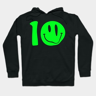 ACID MUSIC - HAPPY GREEN DISTORTION FROM THE 90S Hoodie